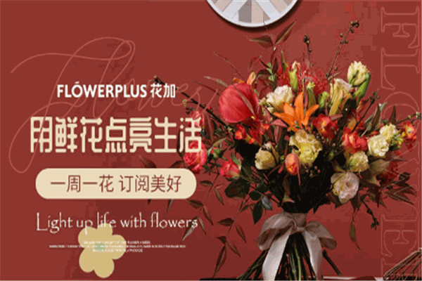 Flowerplus花加花店加盟